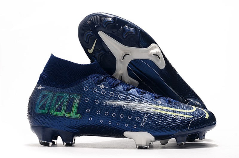 Nike Dream Speed Mercurial Vapor XIII Pro IC Soccer Shoes Blue .