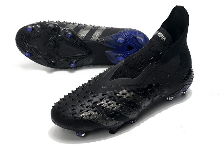 Adidas Predator Freak Fg Black And Blue Football Boots