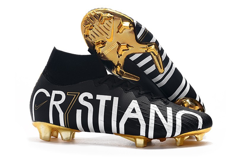 white gold cr7 soccer cleats