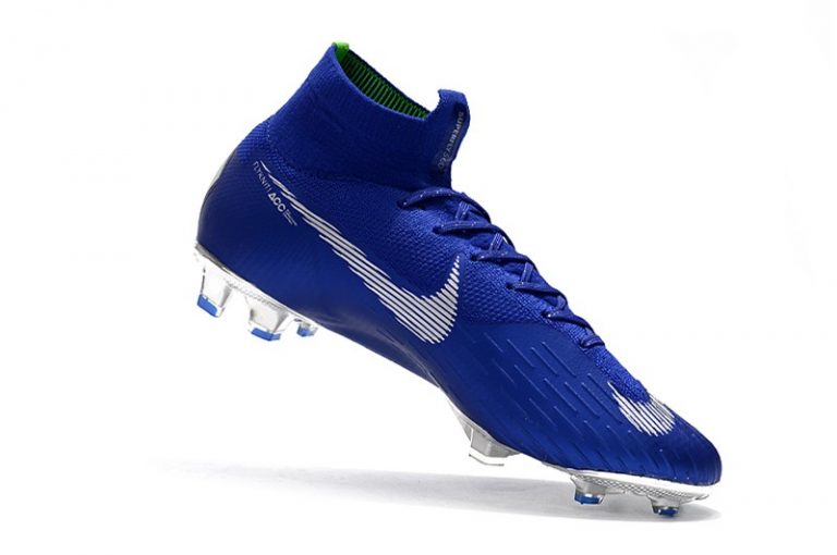 Nike Mercurial Superfly VI 6 Elite FG-Silver/Blue