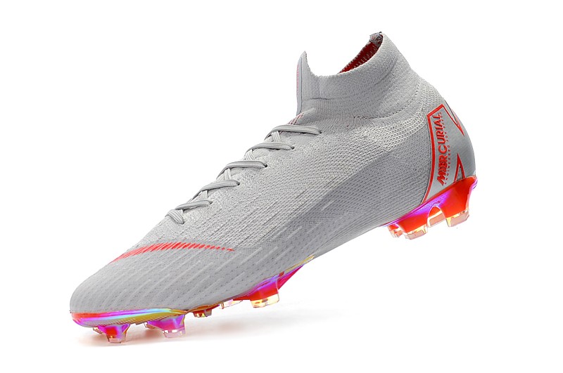nike mercurial grey and red