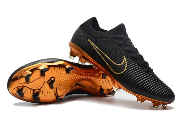 mercurial vapor flyknit ultra black and gold