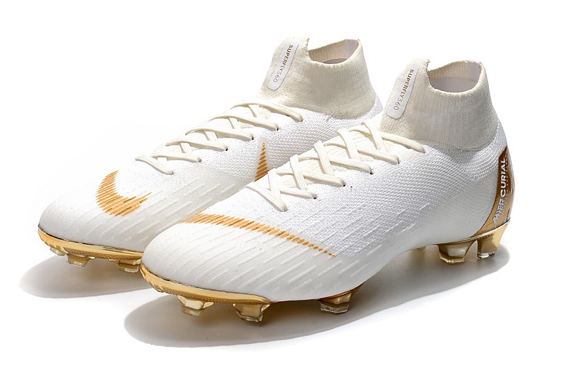 white and gold mercurial superfly