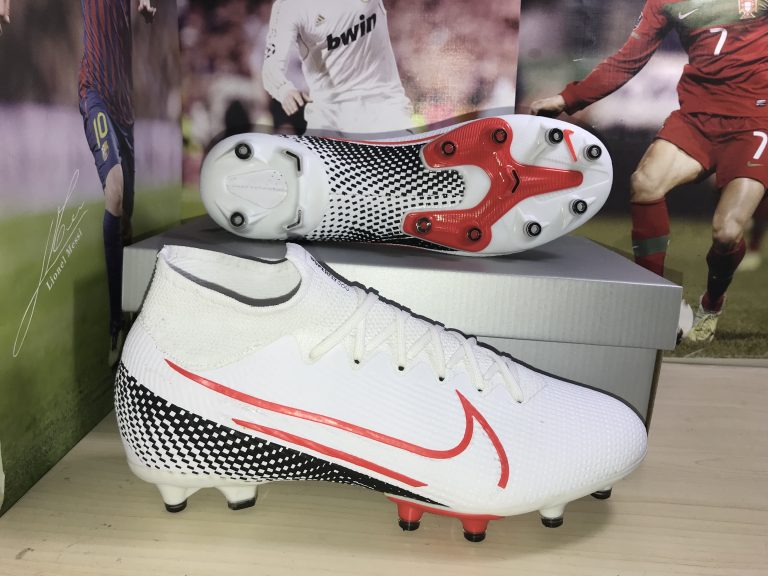 Nike Mercurial Superfly 7 Elite AG white black red for sale