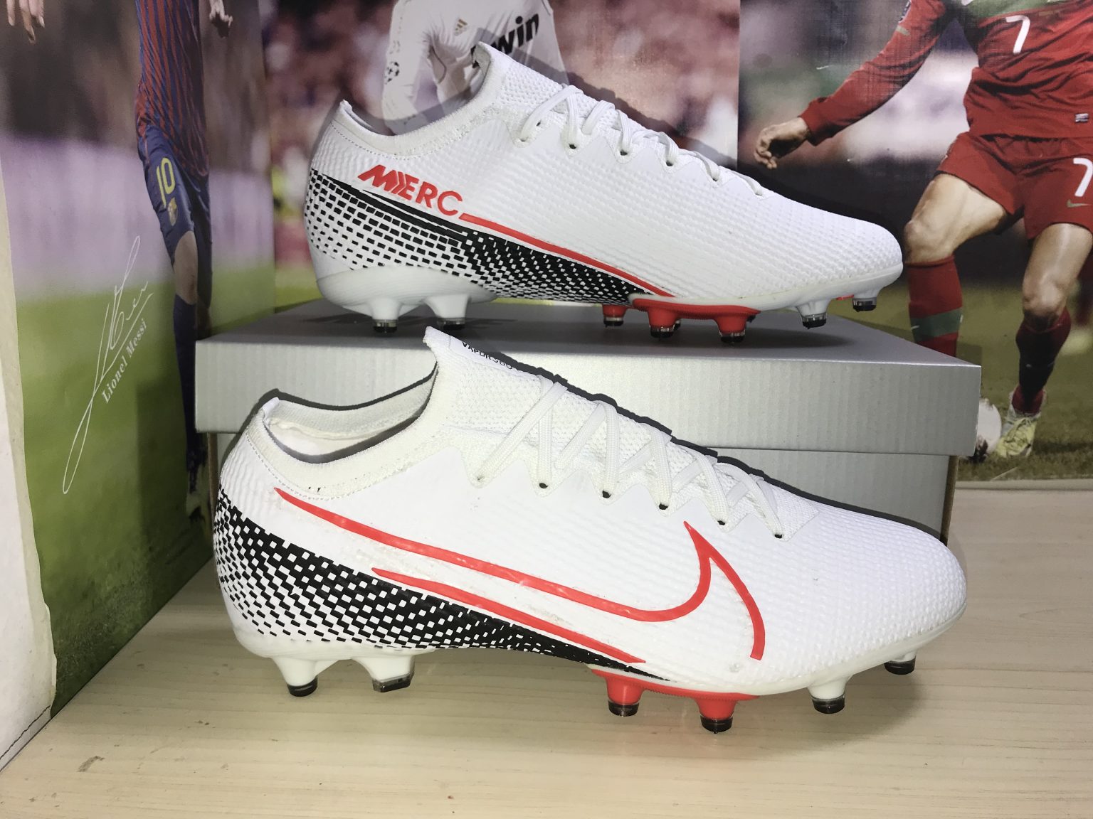 Nike Mercurial Vapor 13 EliteAG white black red buy