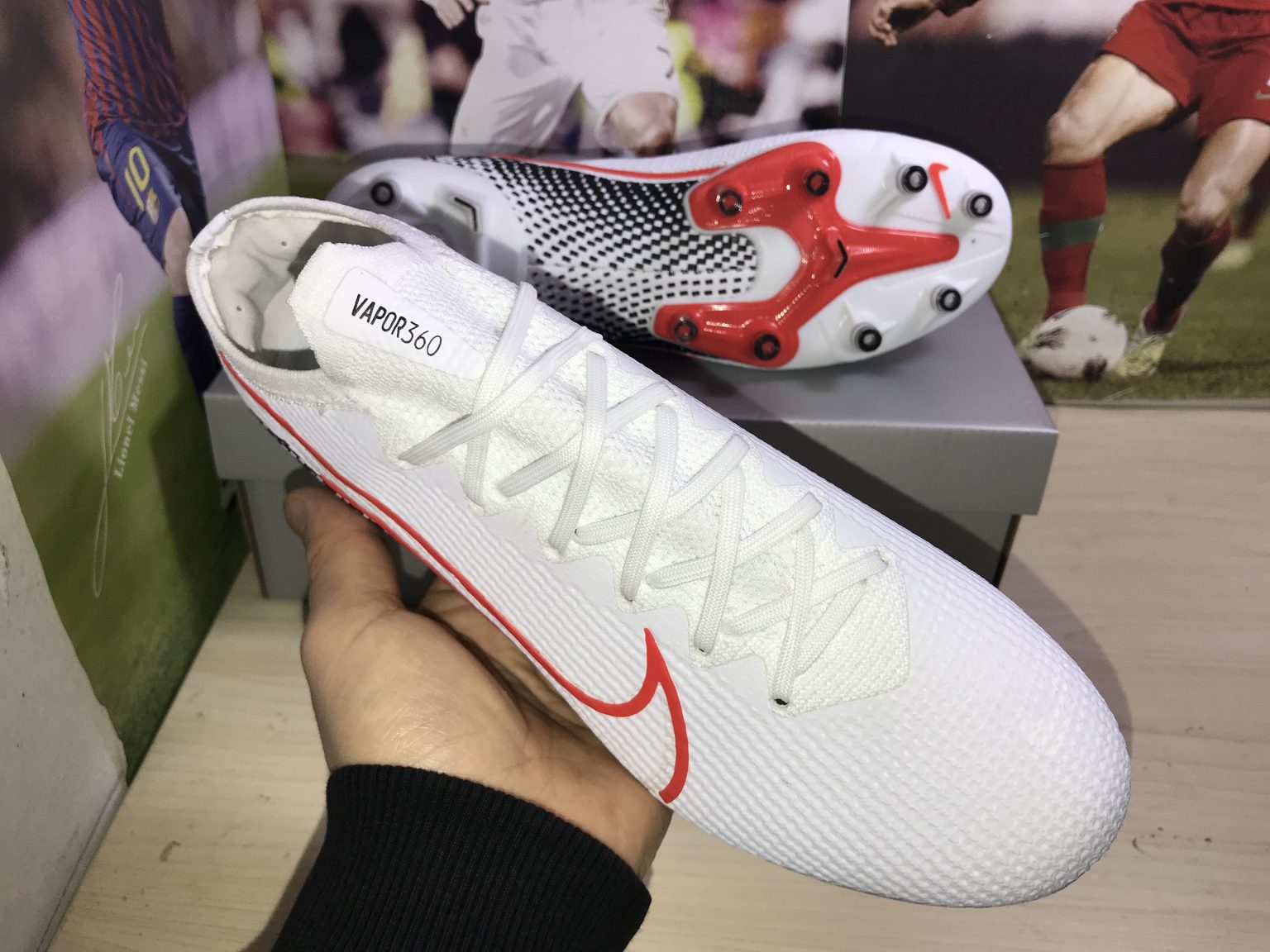 Nike Mercurial Vapor 13 EliteAG white black red buy