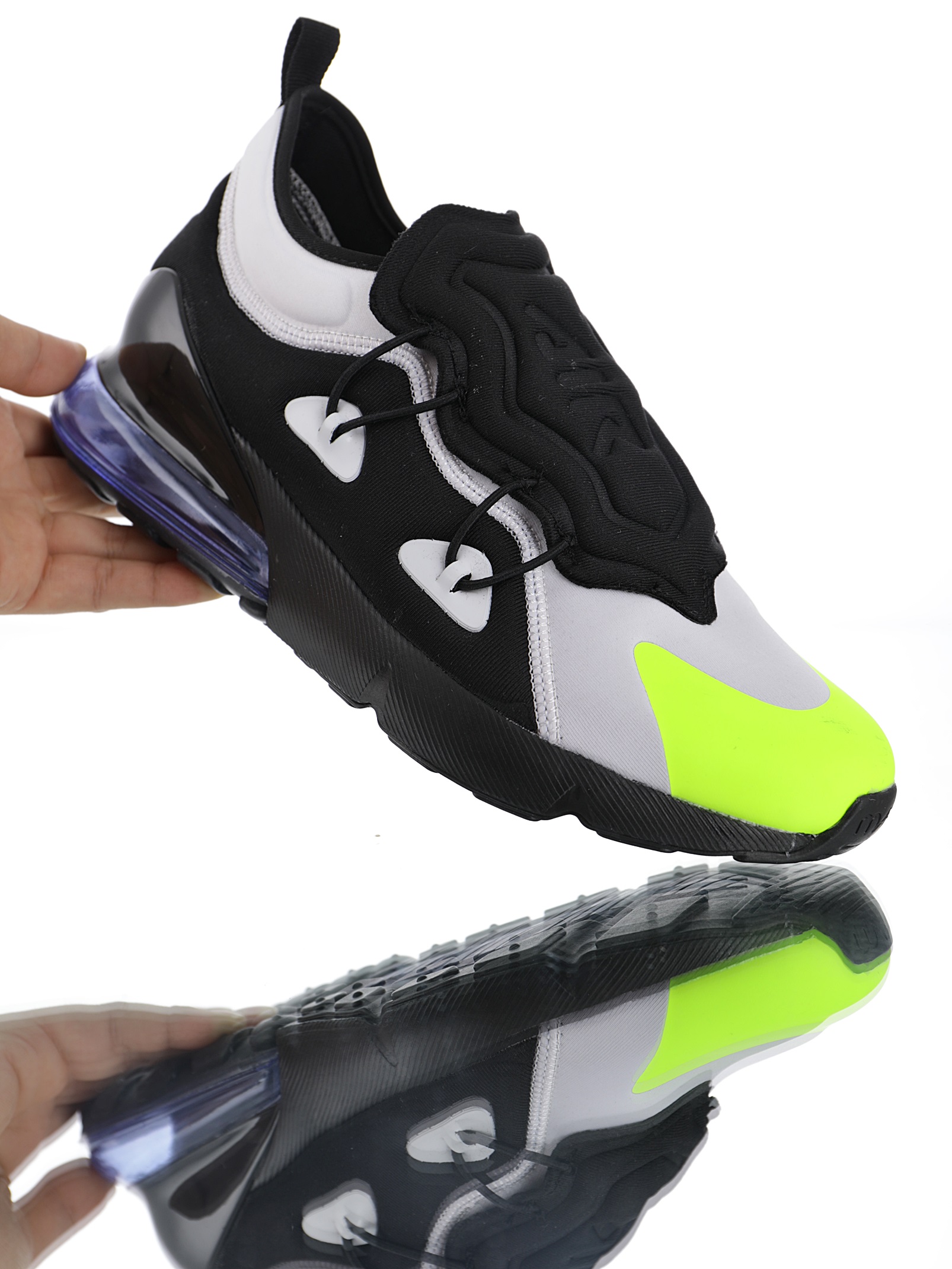 Nike Air Max 270 Socks Black And White Yellow Cost Effective