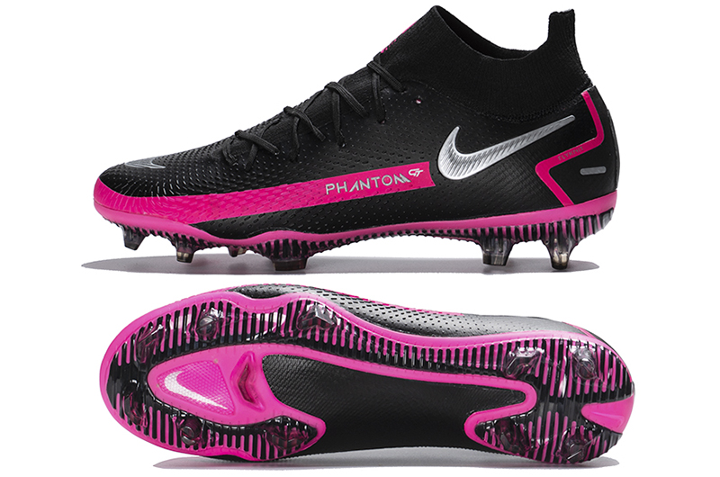 black pink and blue nike football boots