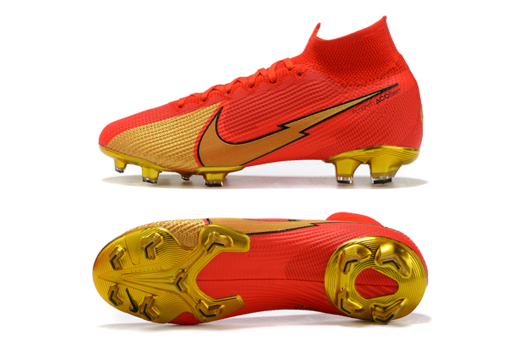 nike mercurial red and gold