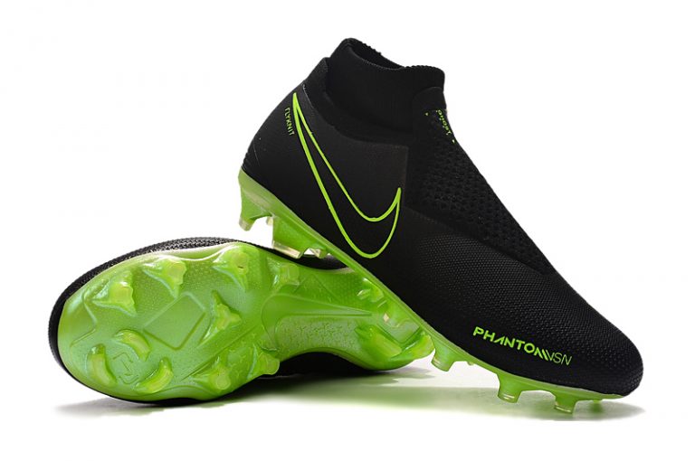 nike phantom vision black and green