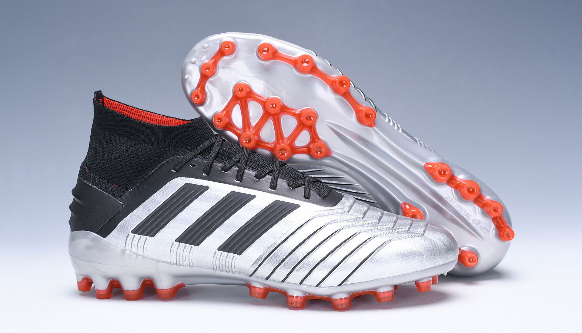 red soccer boots