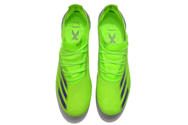 adidas X Ghosted .1 AG green fluorescent yellow/purple football boots buy