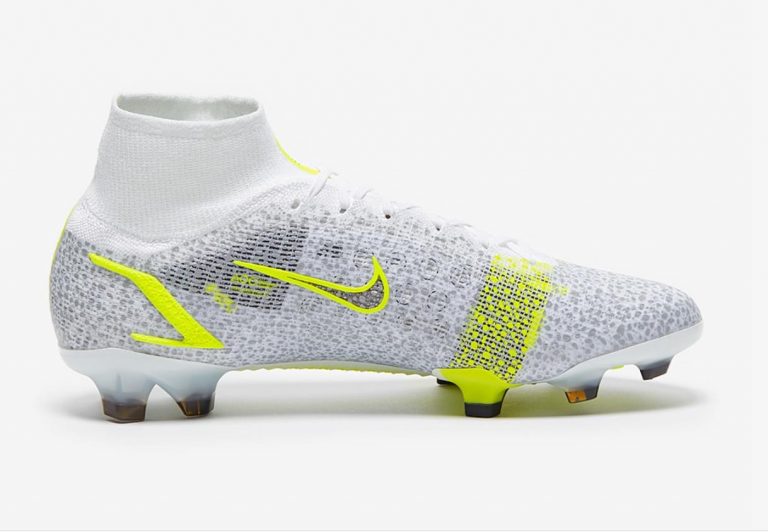 Nike Mercurial Superfly VIII Elite FG yellow and gray football boots