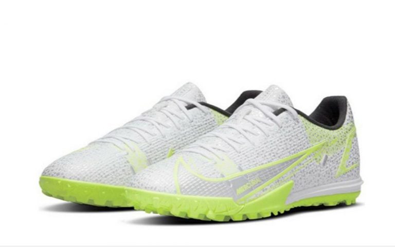Nike Mercurial Vapor XIV Academy TF Grey Green Football Boots