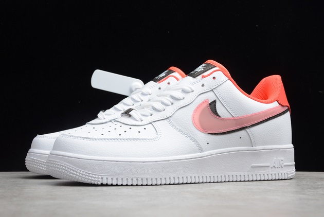 Nike Air Force 1 LV8 white/bright crimson black socket for sale CW1574-101