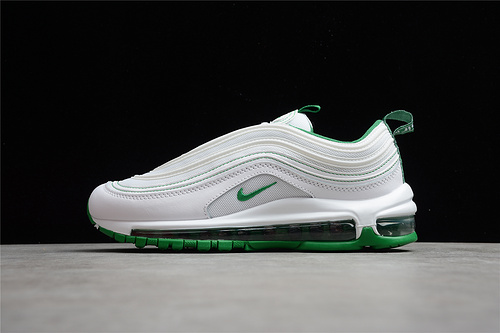 2021 new men and women Nike Air Max 97 White Pine Green Online DH0271-100