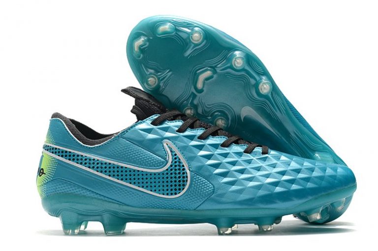 2021 Nike Tiempo Legend 8 Elite FG Aqua Blue Football Boots