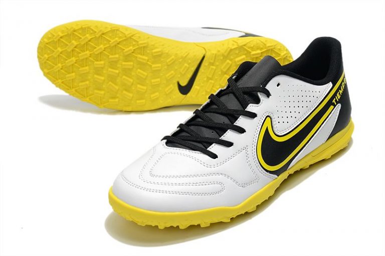 Nike Legend 9 Club TF yellow and white football boots