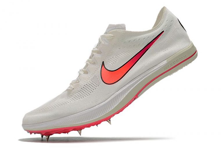 Nike ZoomX Dragonfly white sprint spikes