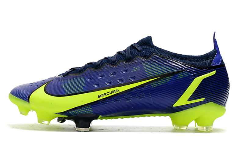 Nike Mercurial Vapor XIV Elite FG blue and yellow football shoes