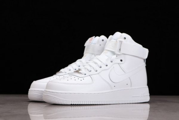 Fashion Nike Air Force 1 High Triple White Sneakers 334031-105