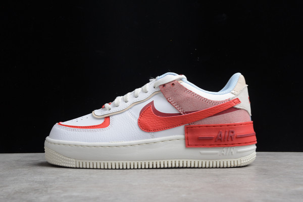 Nike WMNS Air Force 1 Shadow Summit White University Red CI0919108