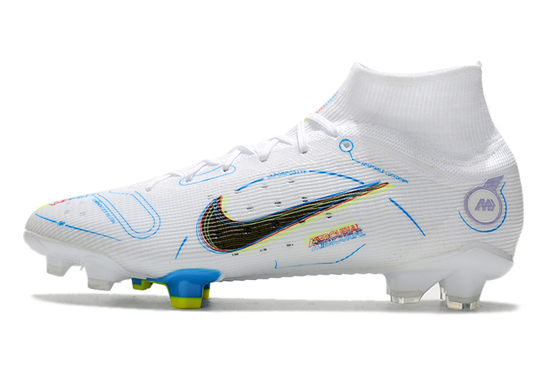 2022 New Release Nike Superfly 8 Elite Blue and White Football Boots