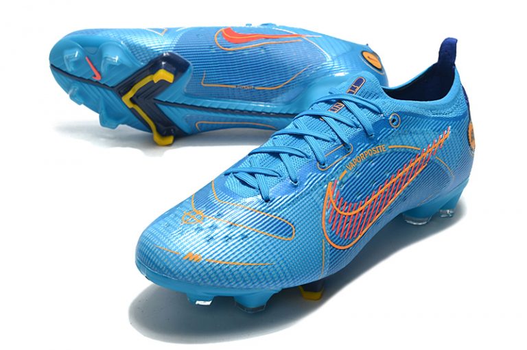 New Nike Mercurial Vapor XIV Elite FG Low Top Blue Football Boots