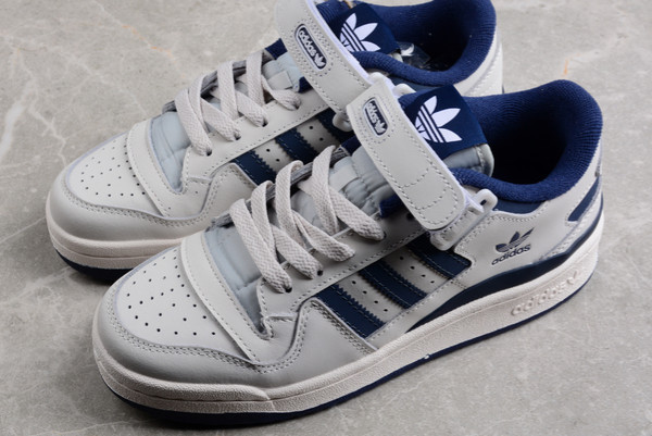 2022 new adidas Originals Forum 84 Low White/Navy -GY6553