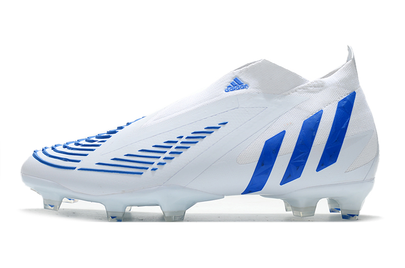 2022 High Quality Adidas Predator Edge Geometric+ FG White Blue ...