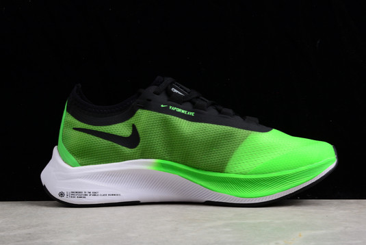 New 2022 Nike Zoom Fly 3 Electric Green Running Shoe - AT8240-300
