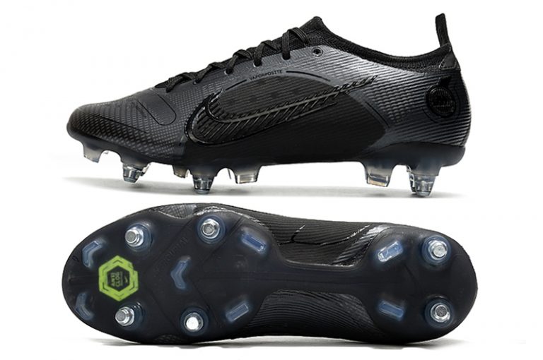 2022 High Quality Nike Mercurial Vapor XIV Elite SG Black Silver ...