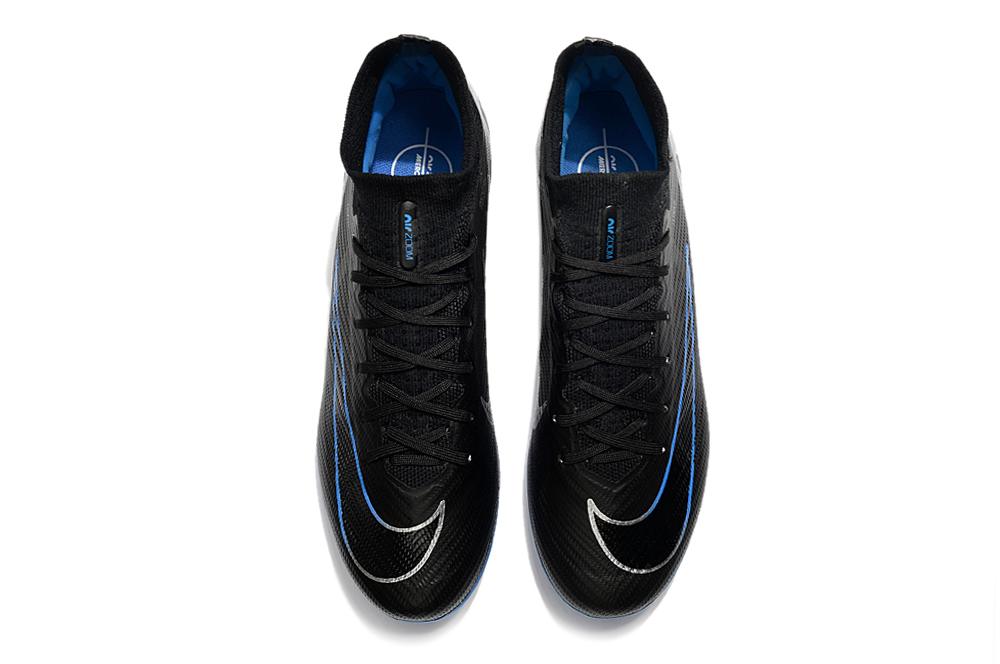 Nike Zoom Vapor 15 Elite SE FG black and blue football boots